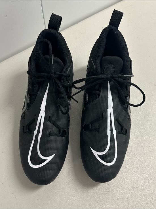 Nike Men’s Alpha Menace Pro 3 Football Cleats - Black Iron Gray - Size 12 main image 8